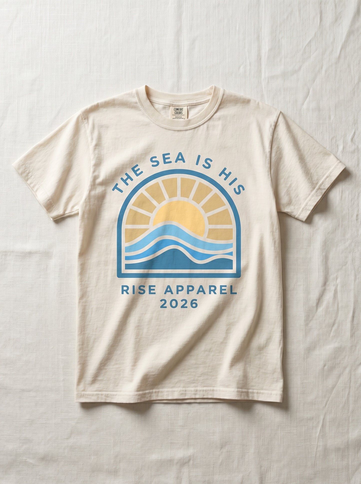 The Sea Is His Womens Premium Heavyweight Tee