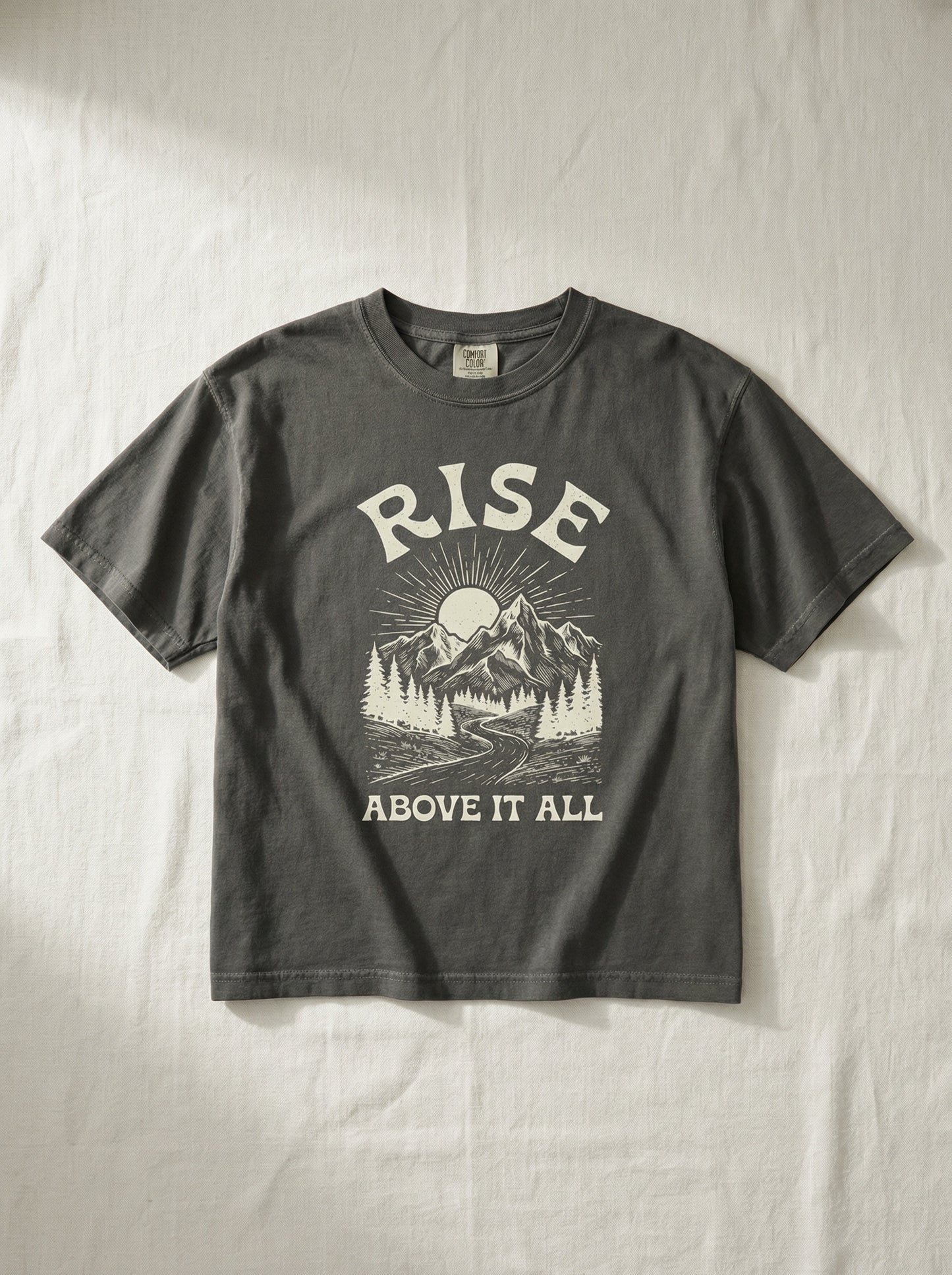 RISE Above Womens Boxy T-Shirt
