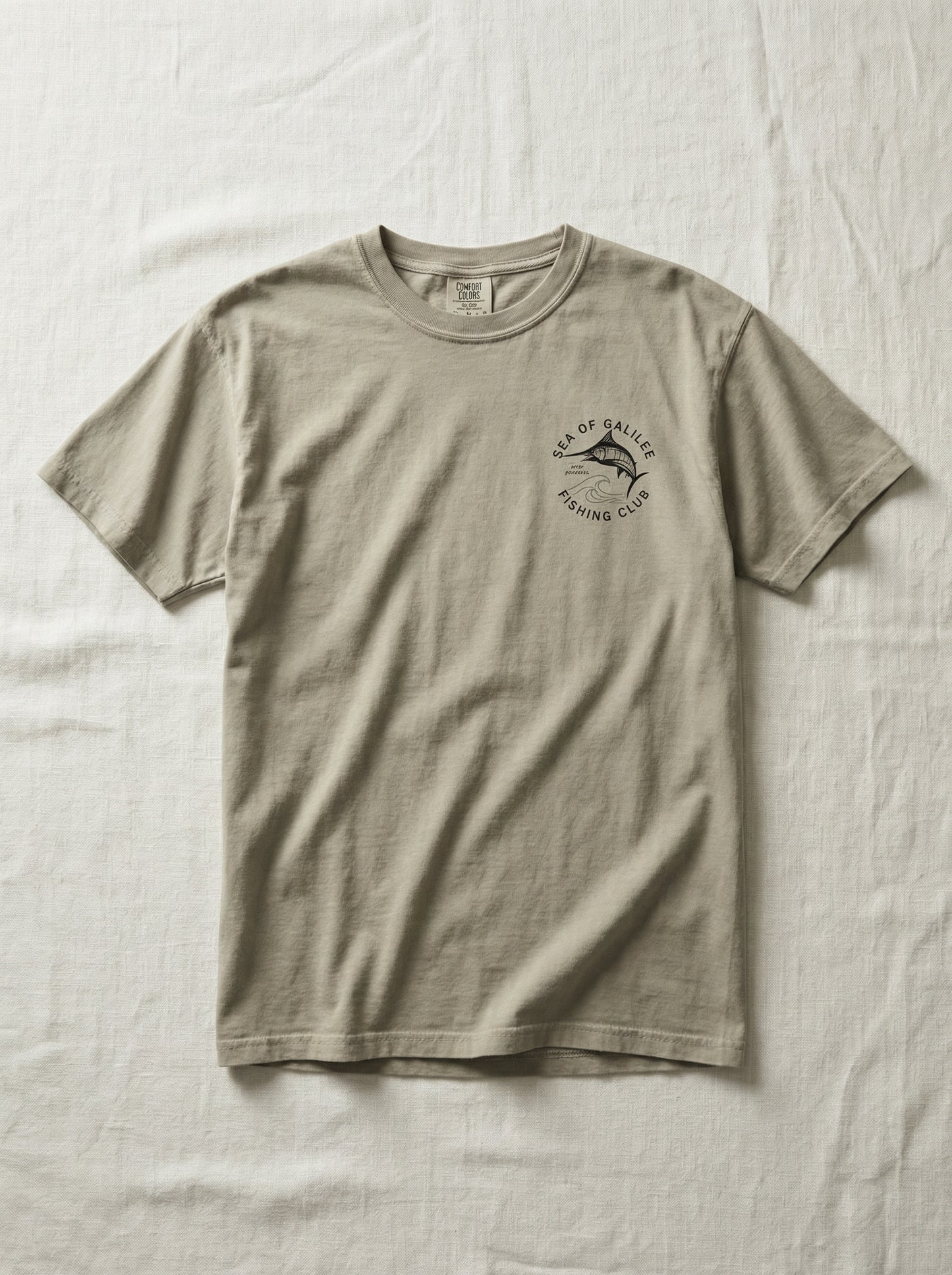 Sea of Galilee Mens Premium Heavyweight Tee