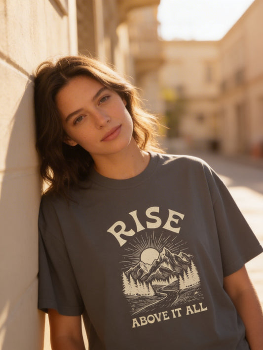 RISE Above Womens Boxy Tee