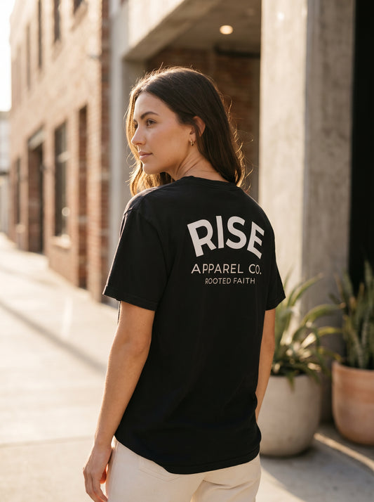 Rooted Faith Womens Premium Heavyweight Tee