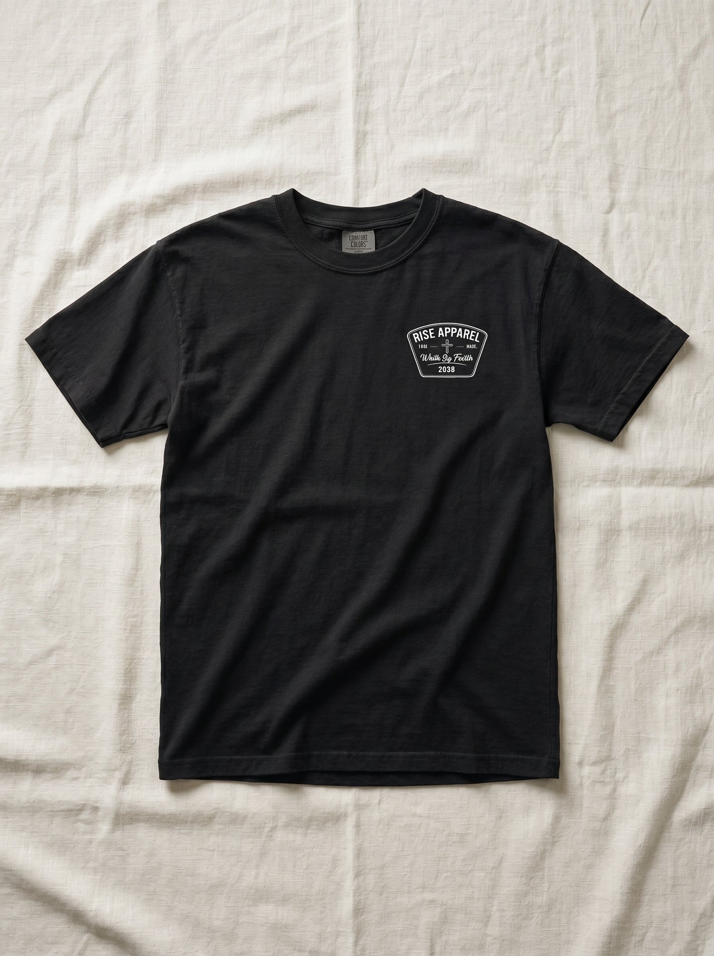 Walk By Faith Womens Premium Heavyweight Tee