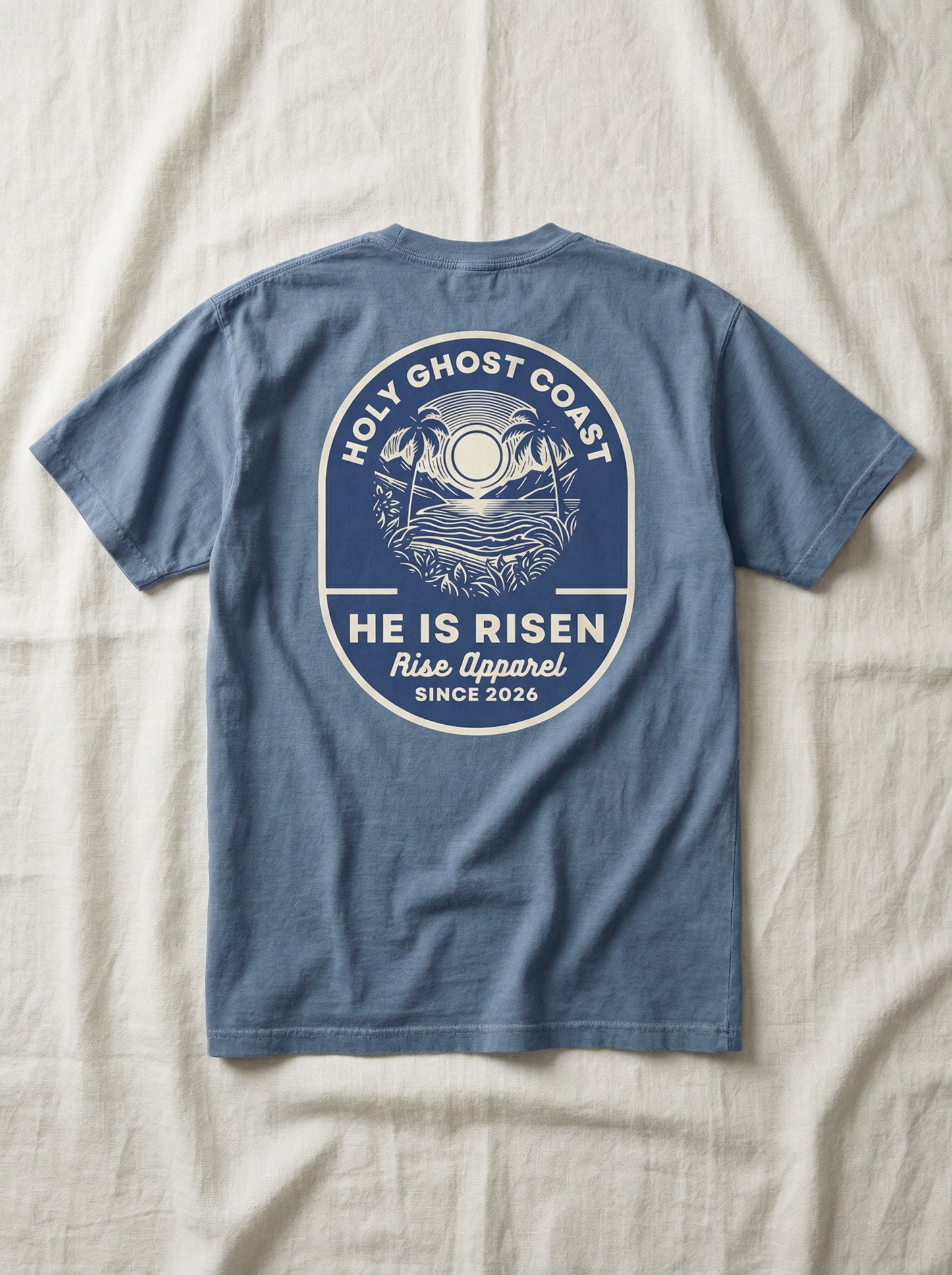 Holy Ghost Coast Mens Premium Heavyweight Tee