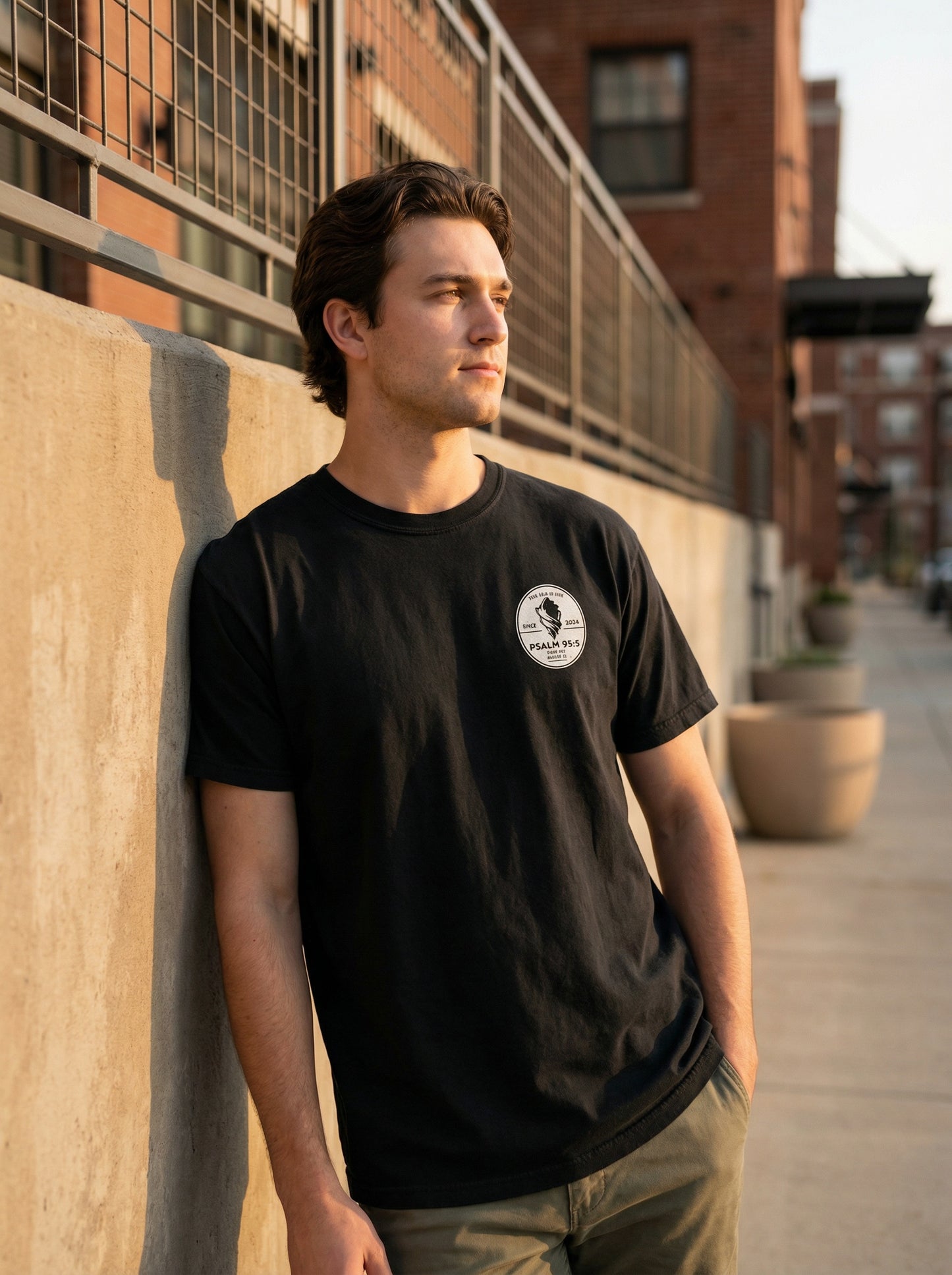 The Sea is His Mens Premium Heavyweight Tee