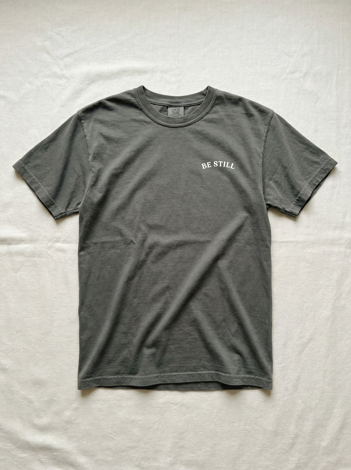 Be Still Womens Premium Heavyweight Tee