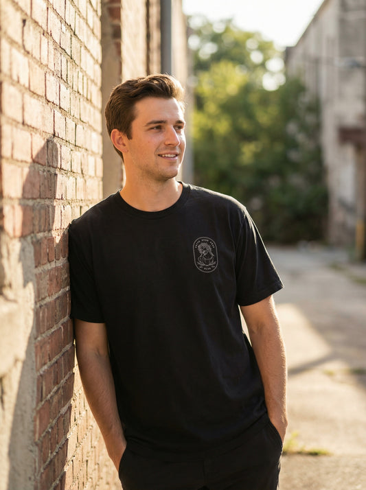 Faith Over Fear Mens Premium Heavyweight Tee