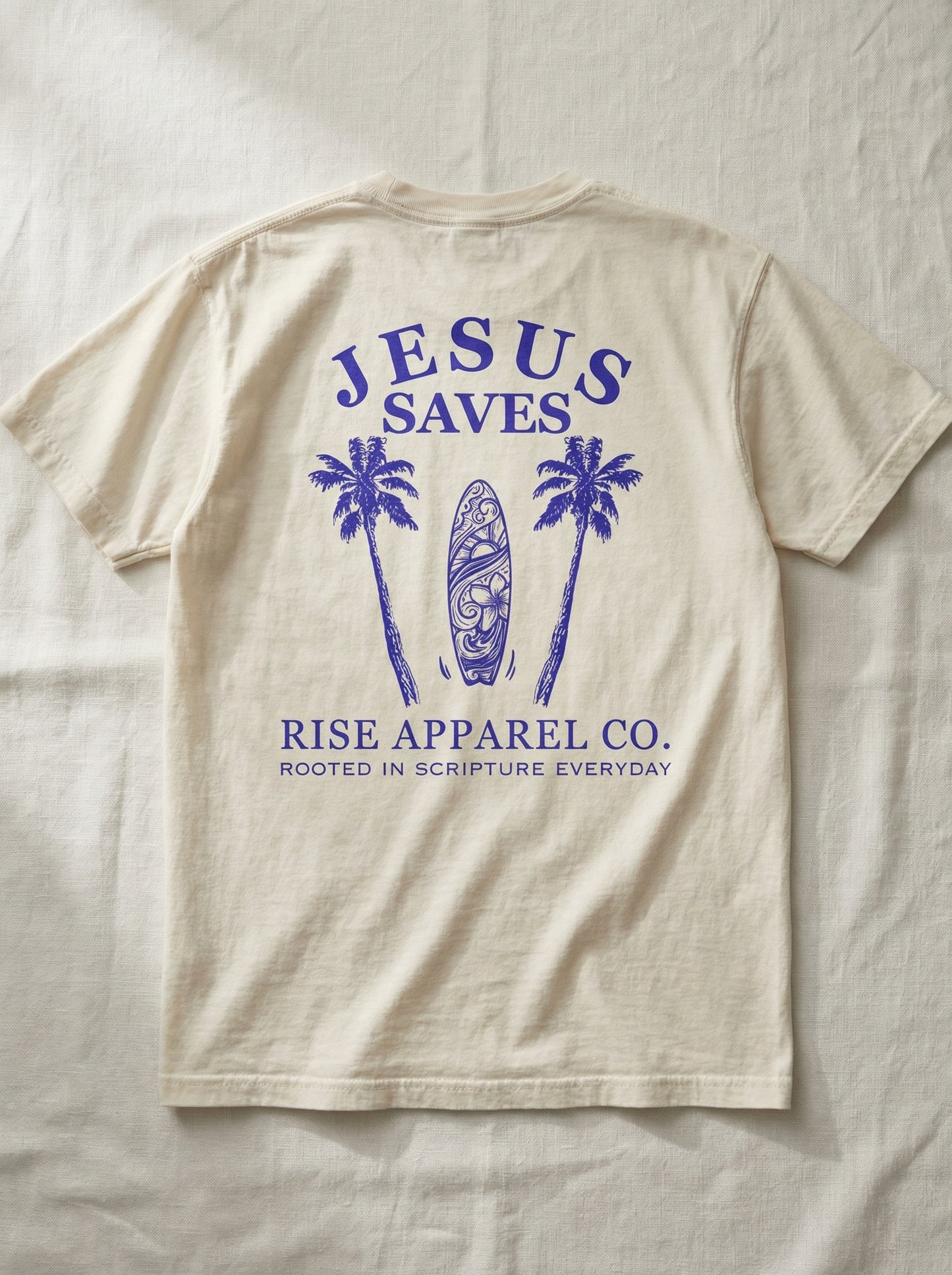 Jesus Saves Womens Premium Heavyweight Tee