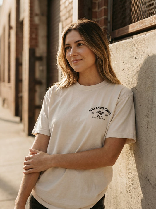 Holy Ghost Coast Womens Premium Heavyweight Tee