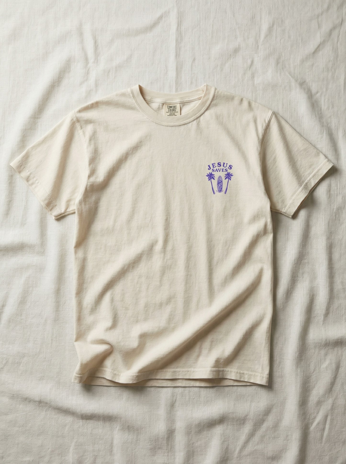 Jesus Saves Womens Premium Heavyweight Tee