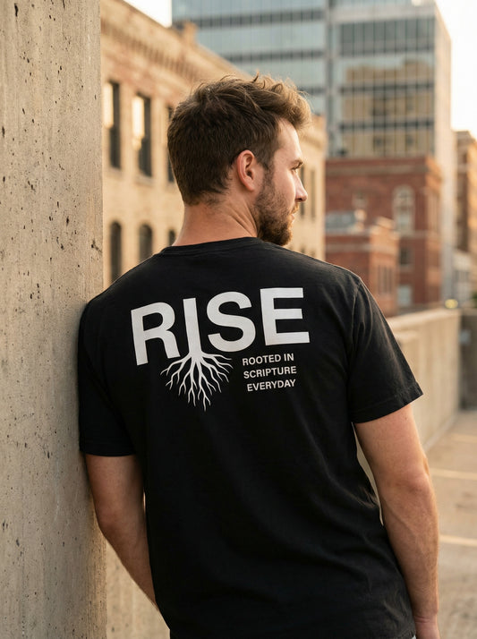 RISE Rooted Mens Premium Heavyweight Tee