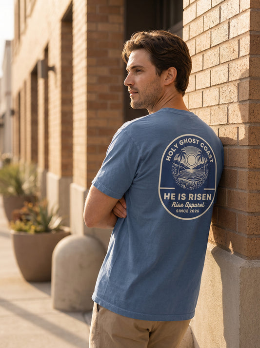 Holy Ghost Coast Mens Premium Heavyweight Tee
