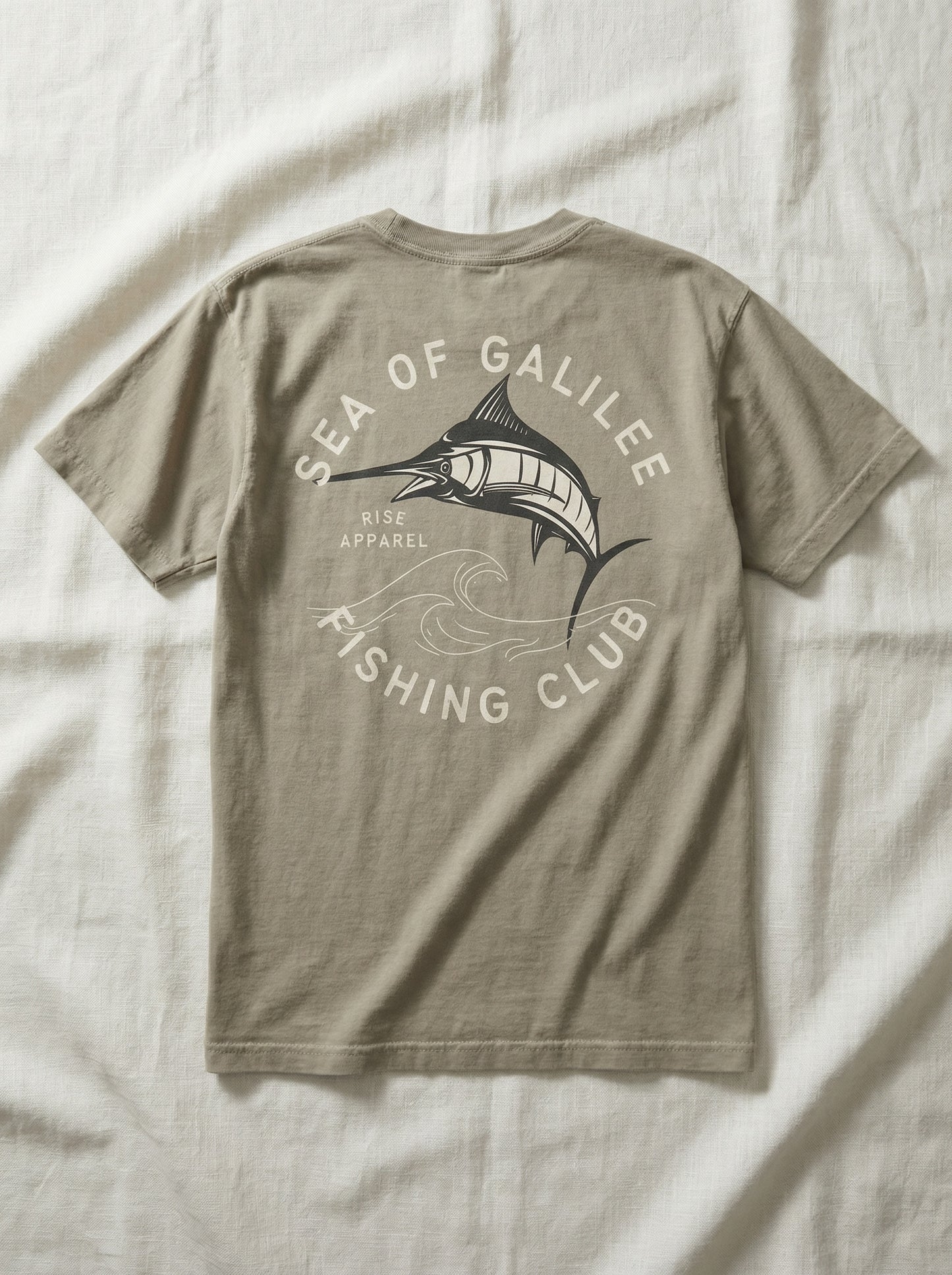 Sea of Galilee Mens Premium Heavyweight Tee