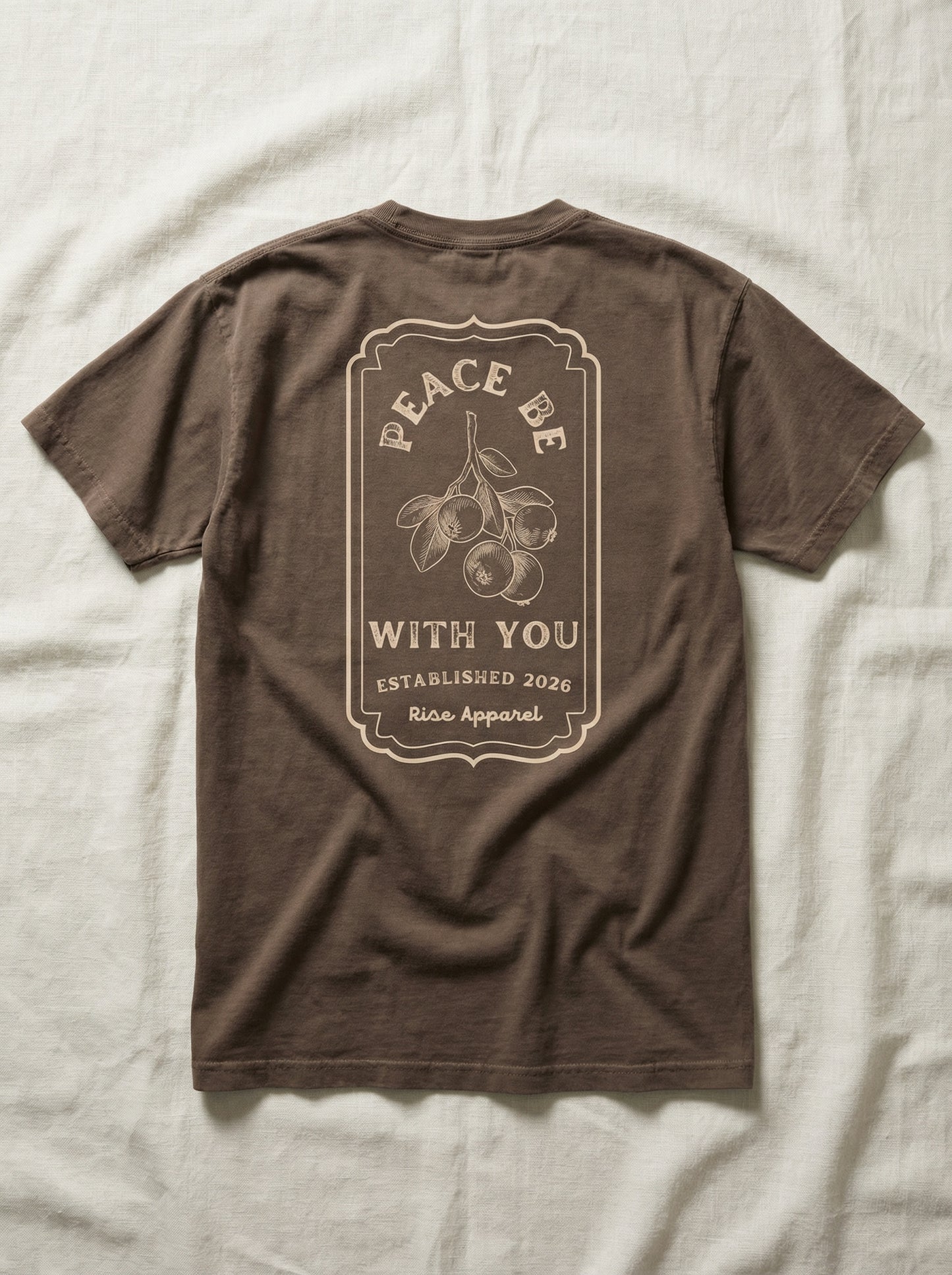 Peace Womens Premium Heavyweight Tee
