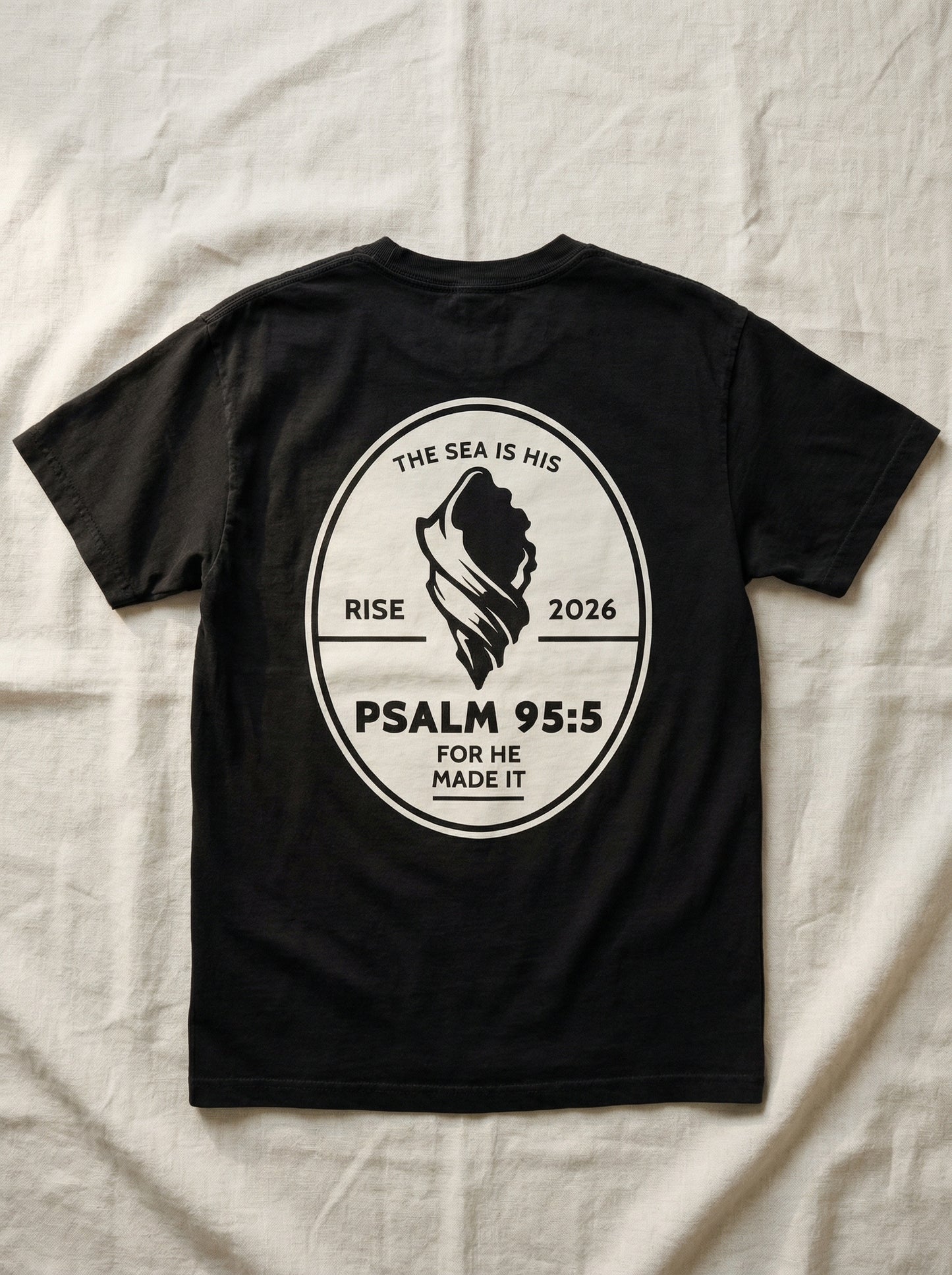 The Sea is His Mens Premium Heavyweight Tee