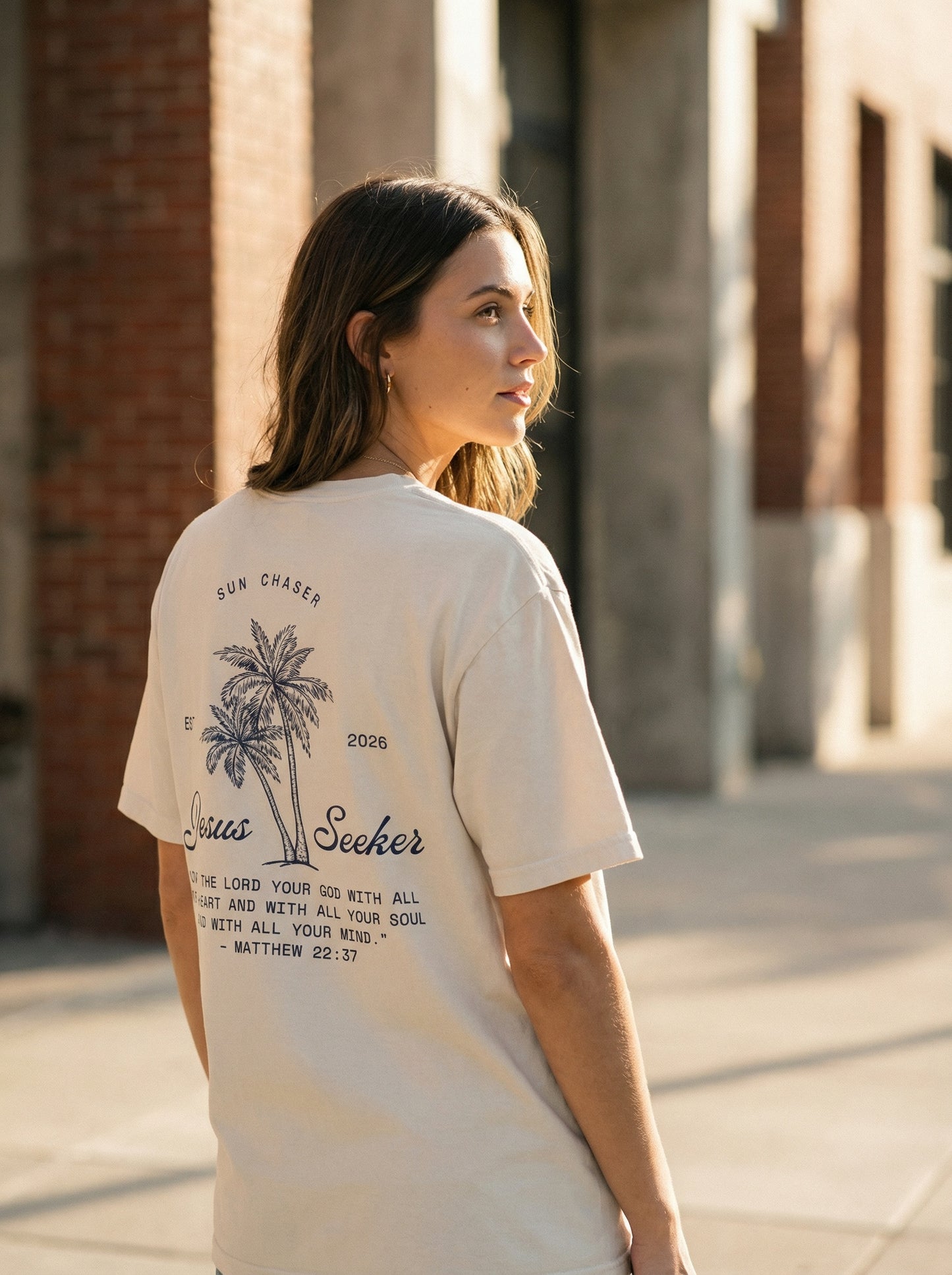 Jesus Seeker Womens Premium Heavyweight Tee
