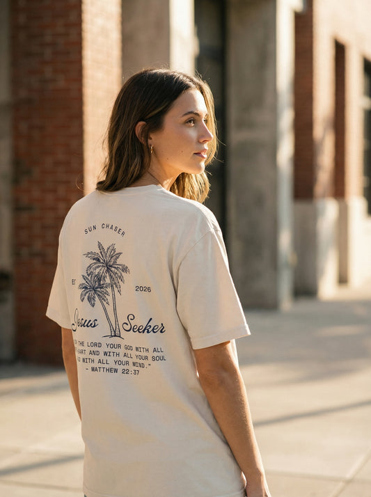 Jesus Seeker Womens Premium Heavyweight Tee
